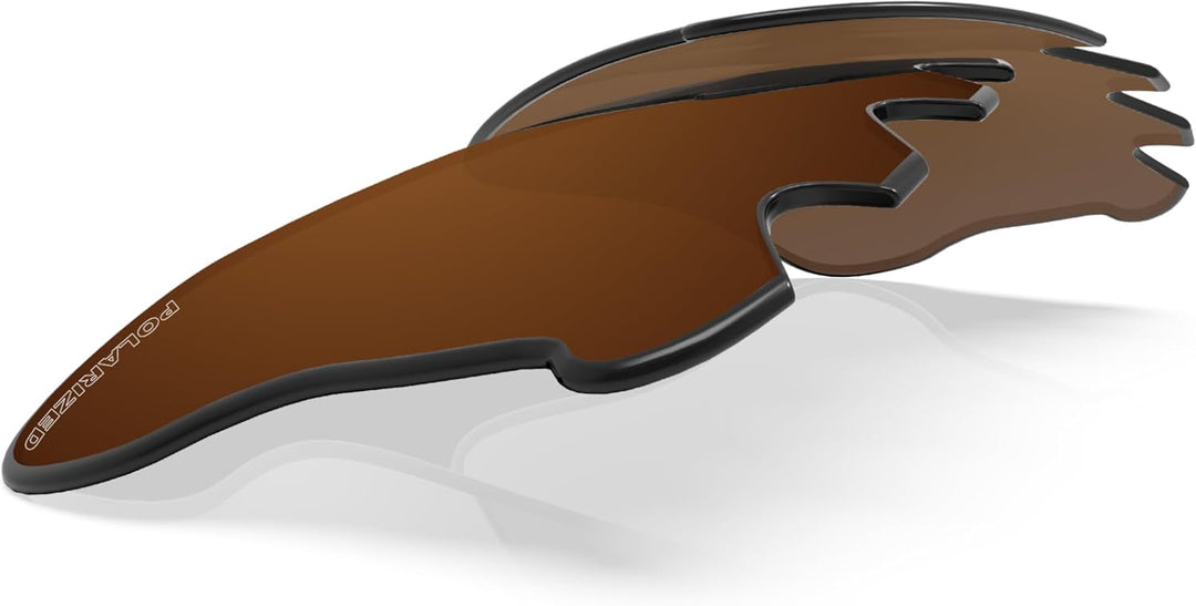 BlazerBuck Anti-salz Polarisierte Ersatzgläser für Oakley Flak Jacket XLJ Entlüftet Bernstein Polari