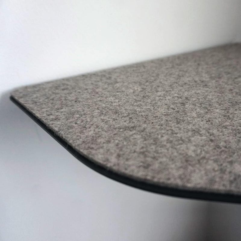 LucyBalu® CORNER Katzenliege & Kletterstufe mit Filzauflage für Wandecken | Wandliege für Katzen | K