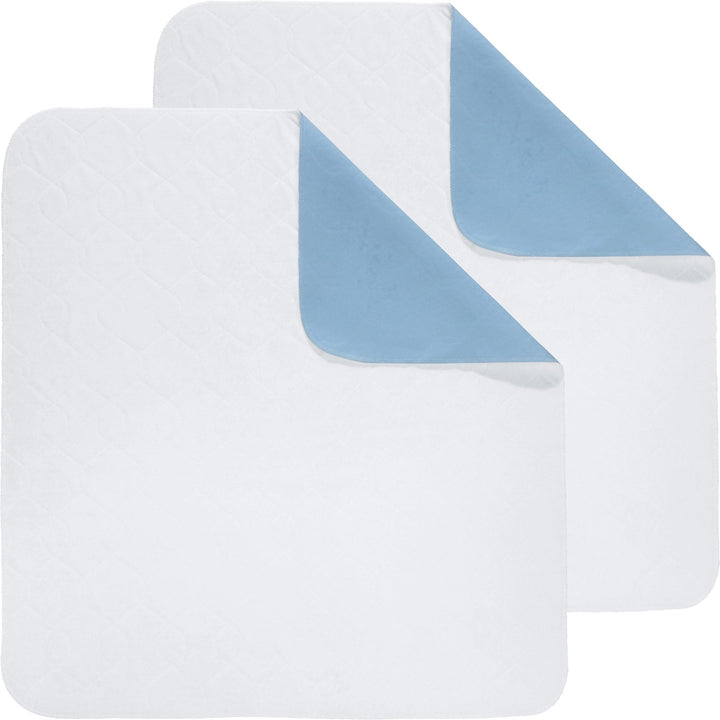 Erwin Müller Matratzenschutz Chemnitz wasserdicht/kochfest 2er-Pack Polyester-Velours Weiss 70x90 cm
