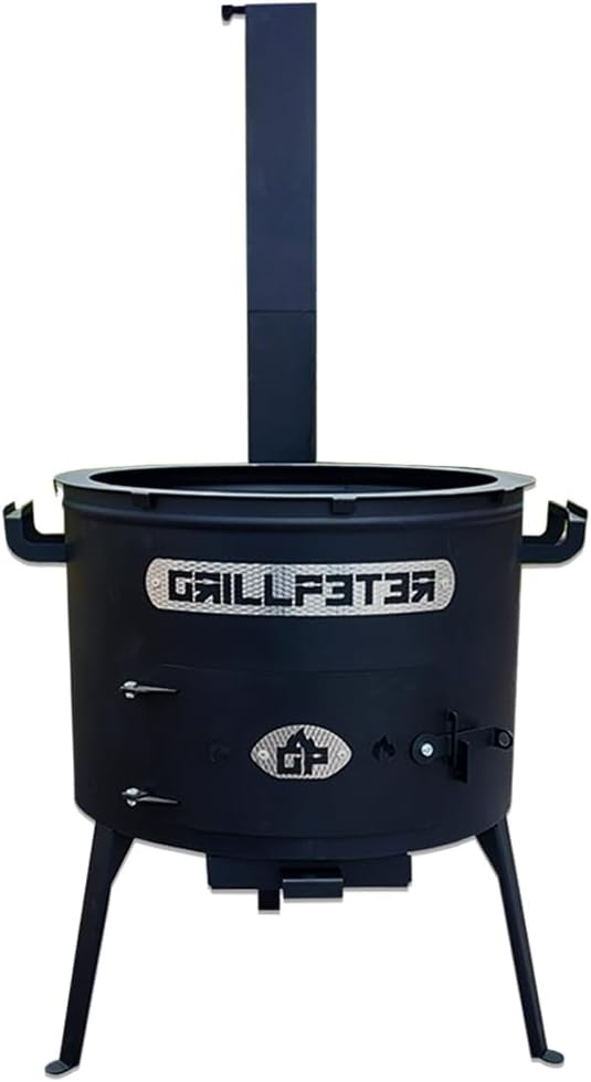 Grillpeter Utschak Asamat mit Kazan aus Gusseisen 12L