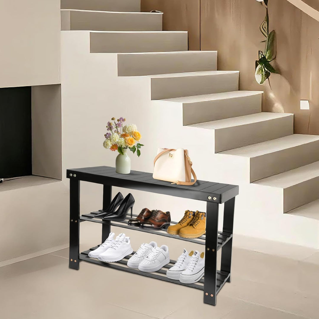 LANTUS Schuhregal platzsparend, Design Schuhregal, Schuhorganizer, Schuhaufbewahrung für Eingangsber