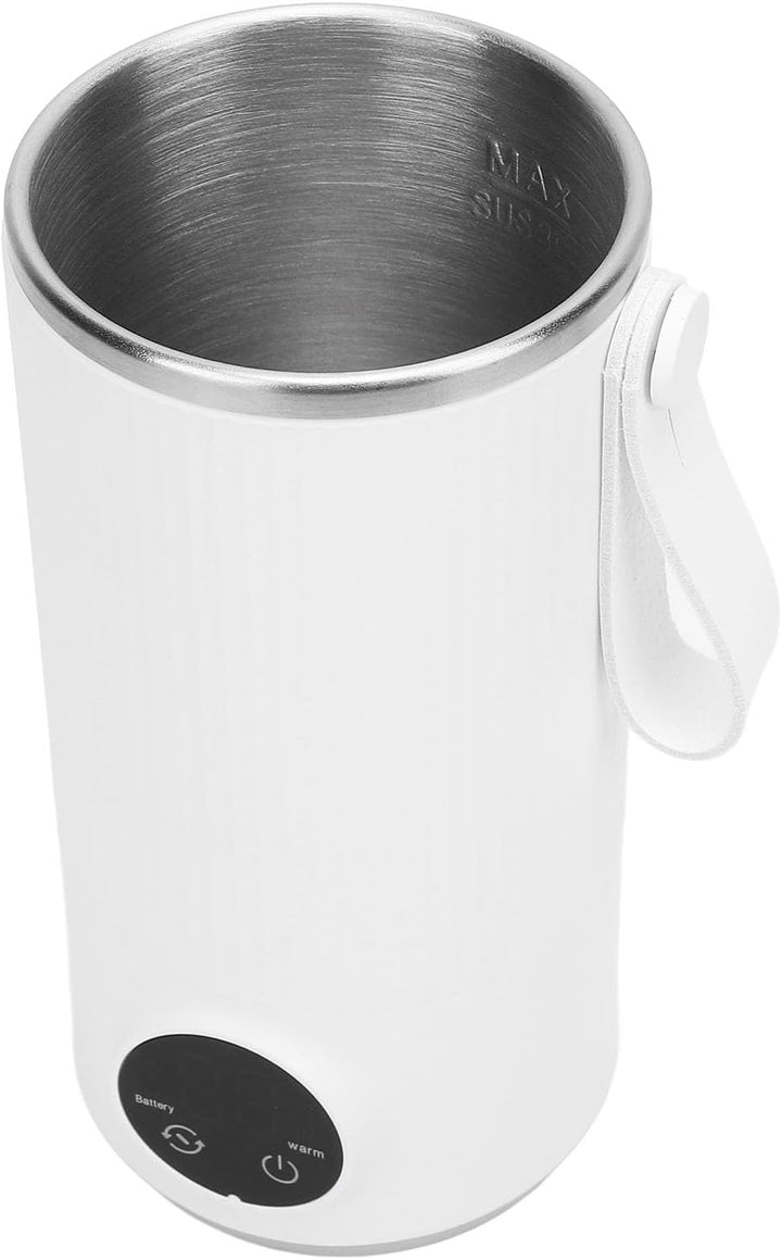 Akku-Wasserkocher, Reise-Wasserkocher, Kabellos, 6000 MAh, Wiederaufladbar, 400 Ml, 55 °C, Edelstahl
