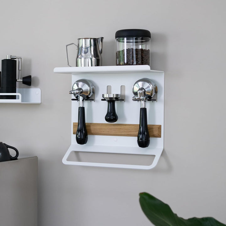 FLATE® Barista Board für Siebträger, Tamper und Barista Zubehör (Helles Graubeige), Helles Graubeige