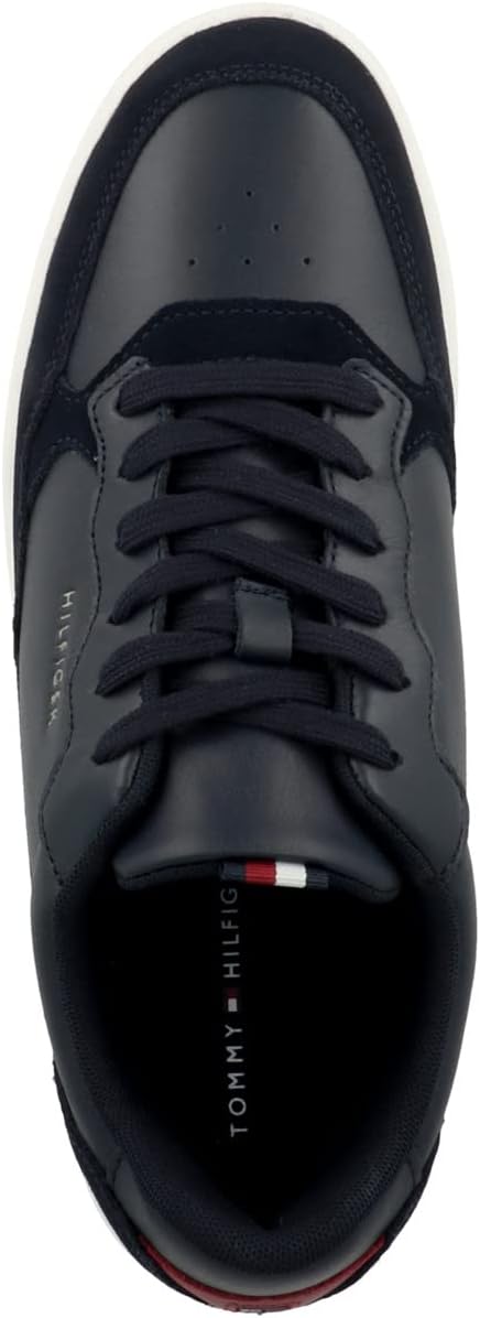 Tommy Hilfiger Herren Cupsole Sneaker Elevated Cupsole Leather Mix Schuhe 40 EU Desert Sky, 40 EU De