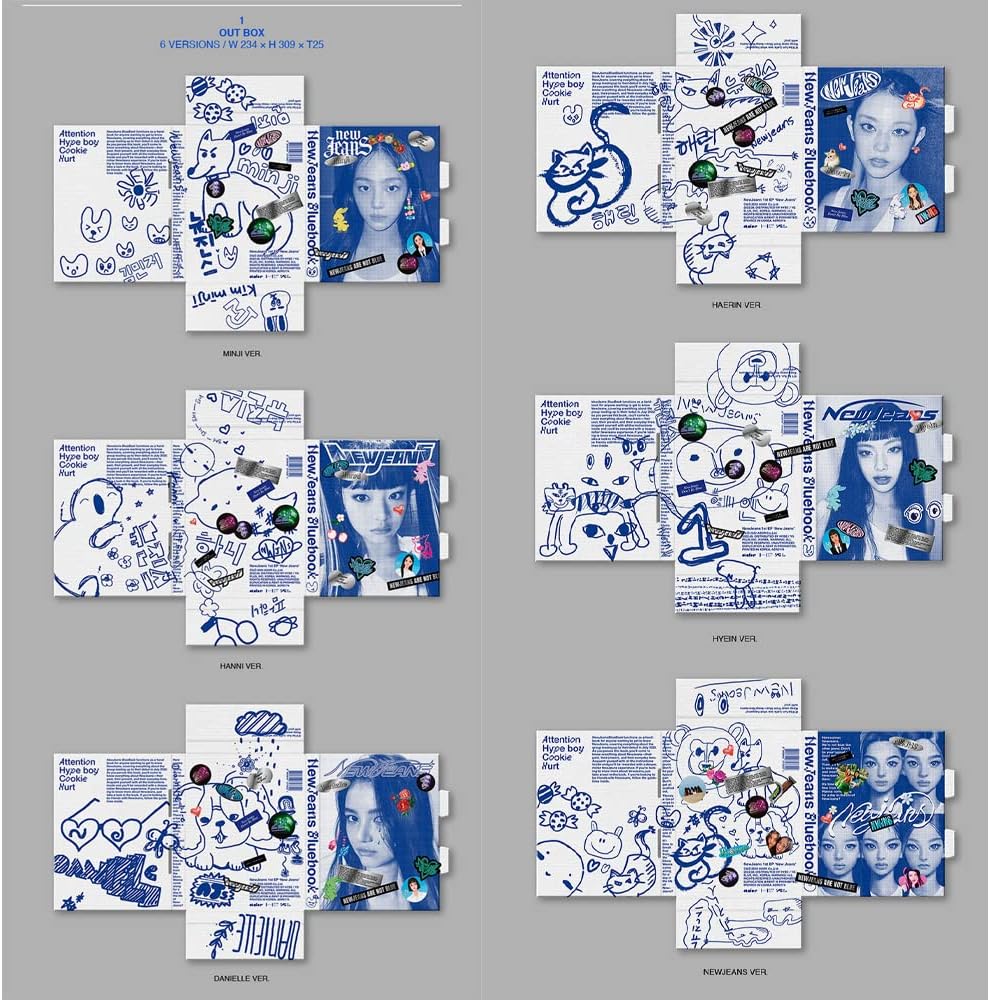 dreamus NewJeans - 1st EP 'New Jeans' album [Bluebook ver] (DANIELLE), DANIELLE