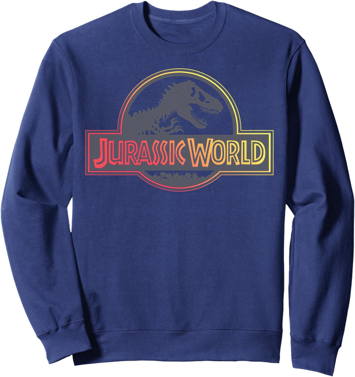 Jurassic World Red & Yellow Gradient Logo Sweatshirt