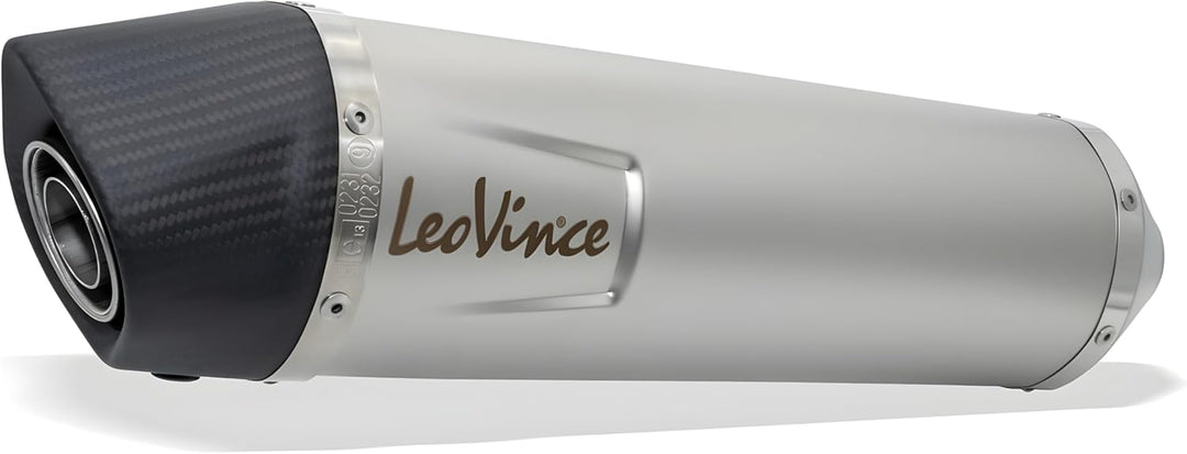 Endschalldämpfer LeoVince SLIP-ON SBK LV ONE EVO, Edelstahl, Carbon Kappe, mit Zulassung für Aprilia