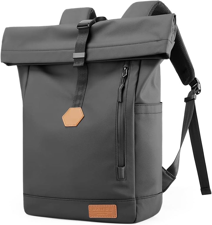 BANGE Rolltop-Rucksack Grosse Kapazität Casual Rucksack Laptop Rucksack Quadratische Reiten Wasserdi