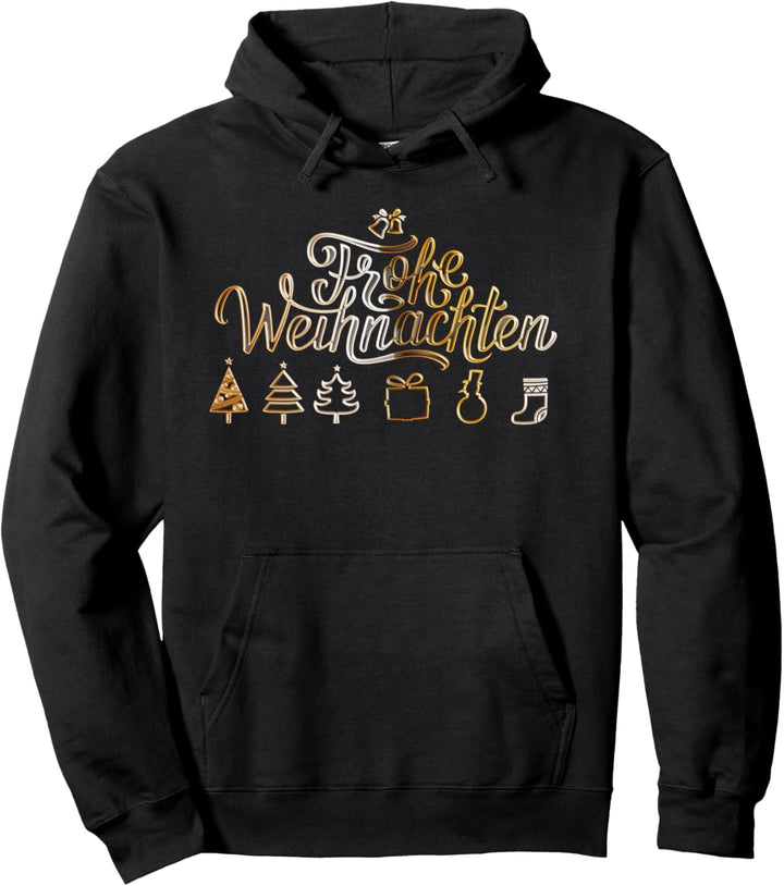 komisch Frohe Weihnachten Grafik Pullover Hoodie