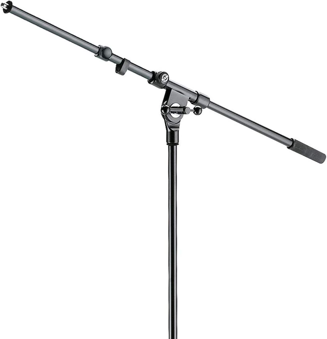 K&amp;M 210/9 Mikrofonstativ mit Galgen + keepdrum Stereo-Schiene Doppel-Halterung