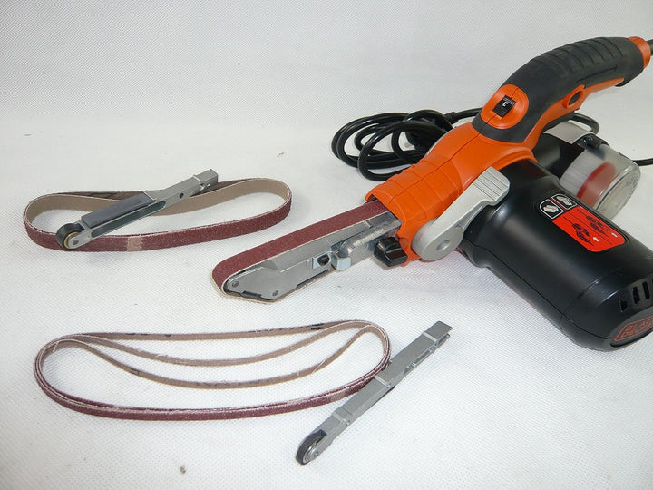 Black & Decker KA902EK Powerfile Bandschleifmaschine,12 Zubehörteile