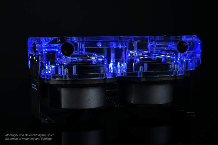 Alphacool 13318 Eisdecke D5 Aufsatz V.4 Wasserkühlung Pumpen
