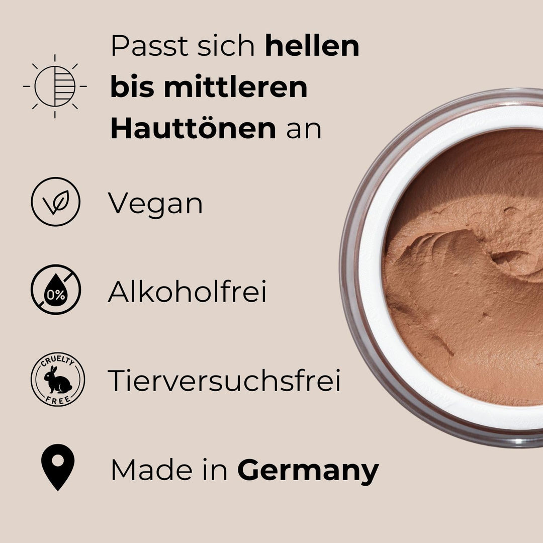 M. Asam Magic Finish Geschenkset – Volume Mascara (10ml) & Make Up Mousse Classic (30ml), 4-in-1 Mak