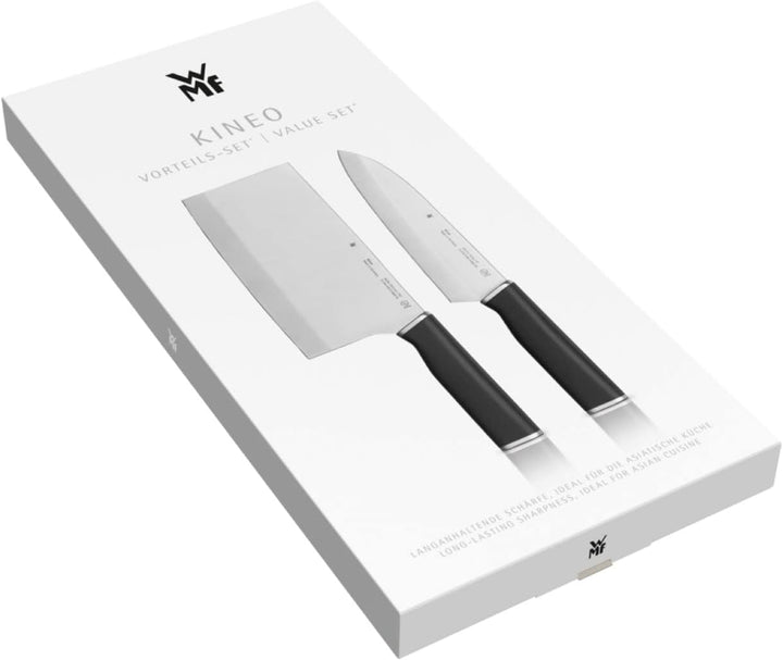 WMF Kineo Messerset Küche 2teilig, Made in Germany, 2 Küchenmesser scharf, Performance Cut, Küchenme