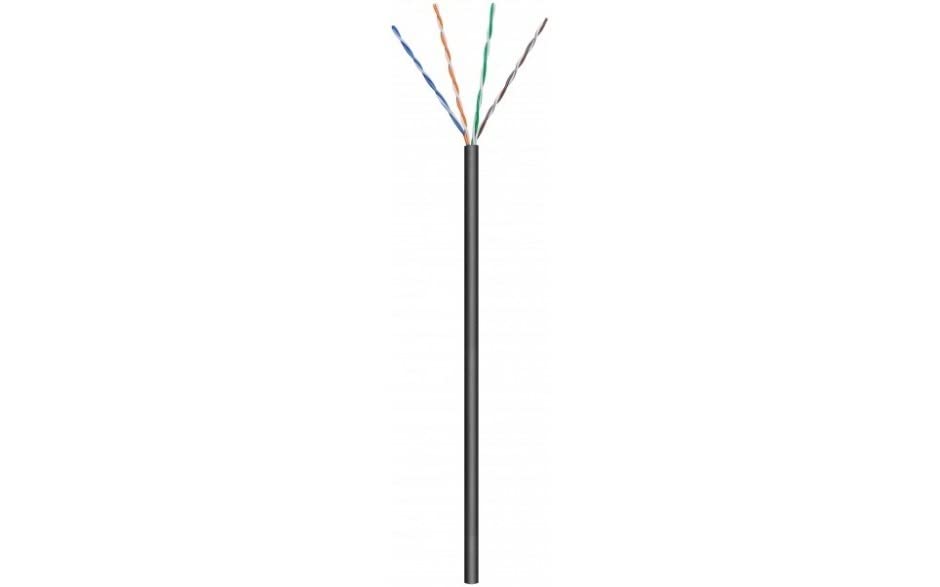 CAT5E FTP 100m Aussenkabel Starrleiter - PE (Fca), POE, Ethernet, LAN, Patchkabel, Datenkabel, RJ45