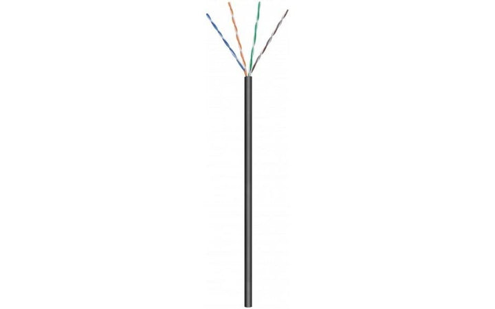 CAT5E FTP 100m Aussenkabel Starrleiter - PE (Fca), POE, Ethernet, LAN, Patchkabel, Datenkabel, RJ45