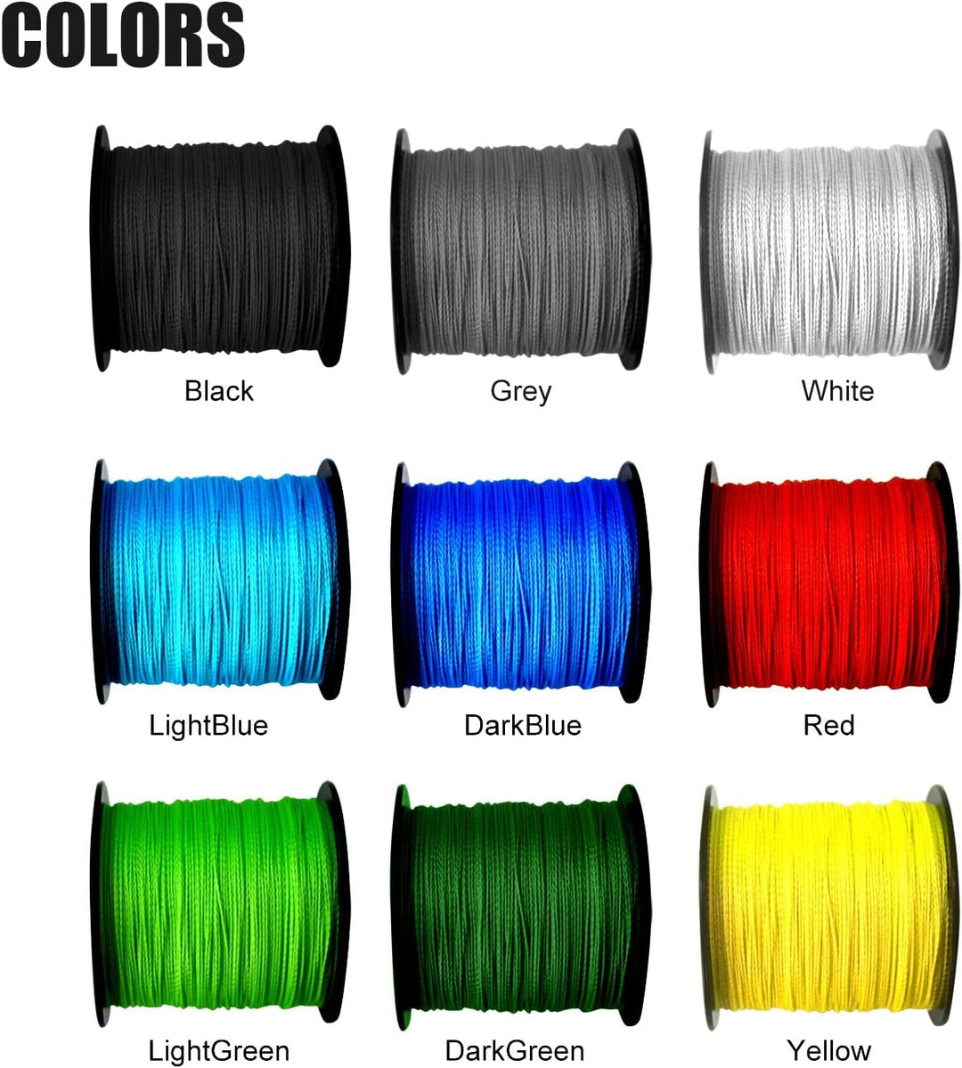 437yd-5000yd stark ziehen sie generische geflochtenen angelschnur angelschnur Fisch Linien rot 437Yd