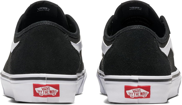 Vans Unisex Filmore Decon Sneaker 40 EU Suede Canvas Black White, 40 EU Suede Canvas Black White