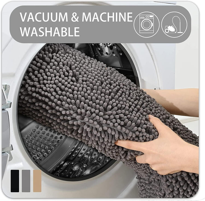 Saugfähige Chenille Fussmatte für den, rutschfeste Badematte, schlammiger Hund, waschbare Matte, sch