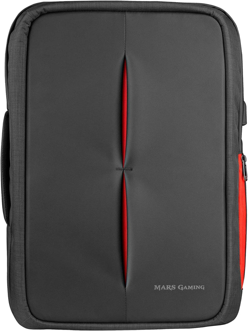 MARSGAMING Mars Gaming MB2 - Rucksack-Gaming-Tasche (wasserdicht, TSA-Schloss, bis 17,3 Zoll, extern