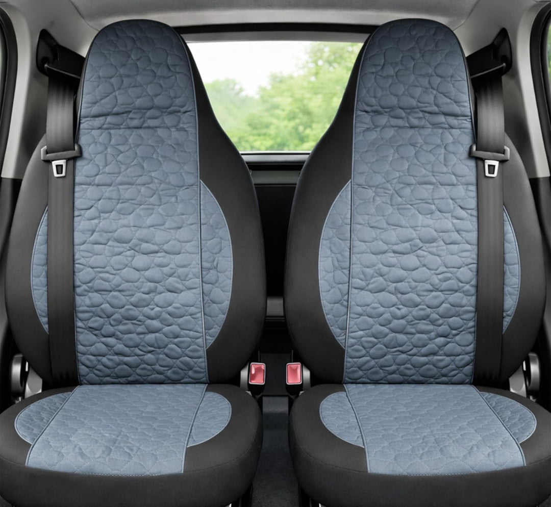 Auto Accessori Lupex - LS03 Sitzbezüge Smart Fortwo 450 451 453 - Vorne mit integrierter Kopfstütze
