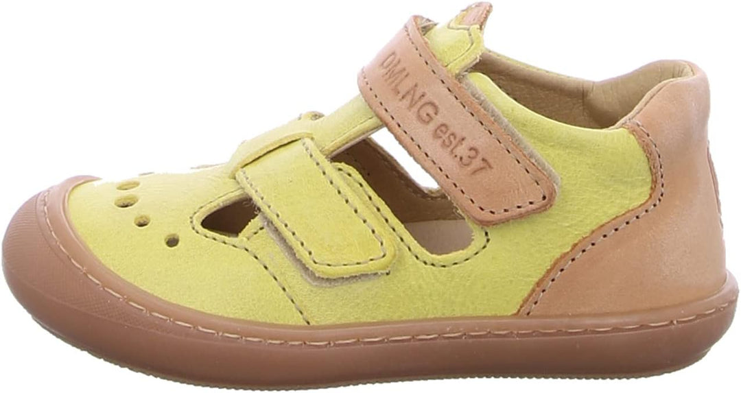 Däumling Mädchen Sven Sneaker 20 EU Schmal Chalk Lemon, 20 EU Schmal Chalk Lemon