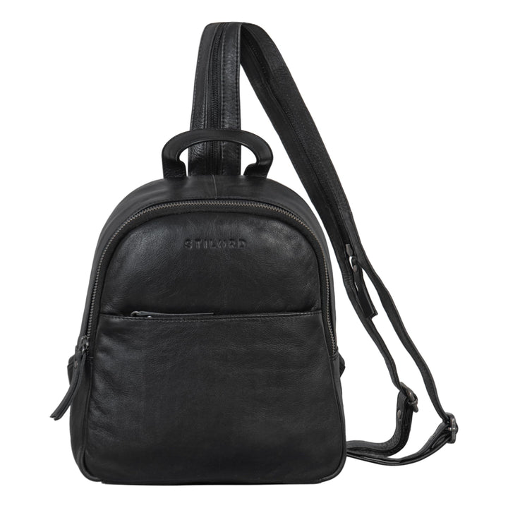 STILORD 'Rey' Crossbody Rucksack Leder Damen Klein Sling Bag Rucksack 2-in-1 Handtasche Frauen Mini