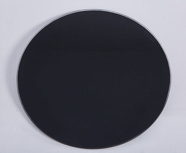 Euro Tische Glasplatte für Kaminofen und Tischplatte in Ø40cm Schutzplatte mit 6mm ESG Sicherheitsgl