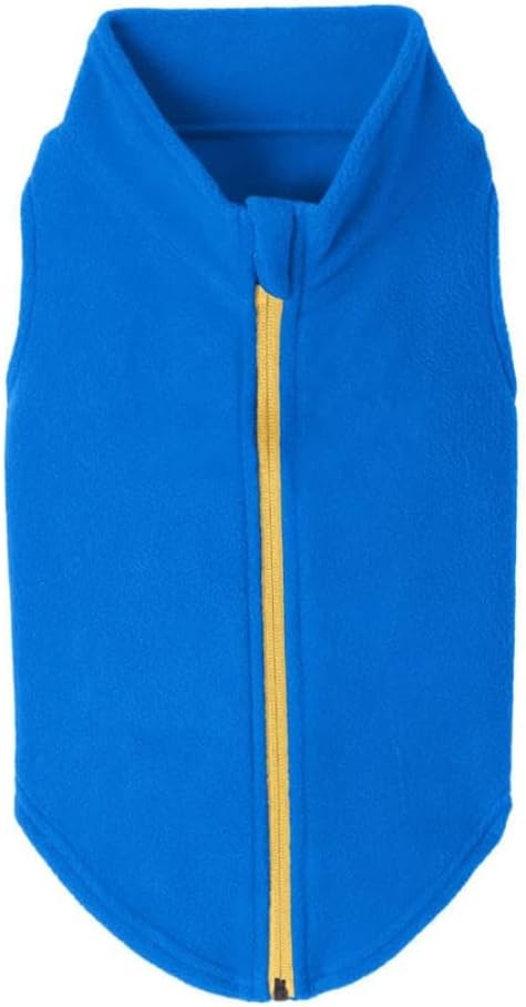 Gooby Hundepullover mit Reissverschluss aus Fleece, Grösse 3XL, warm, für kleine Hunde, Jungen und m