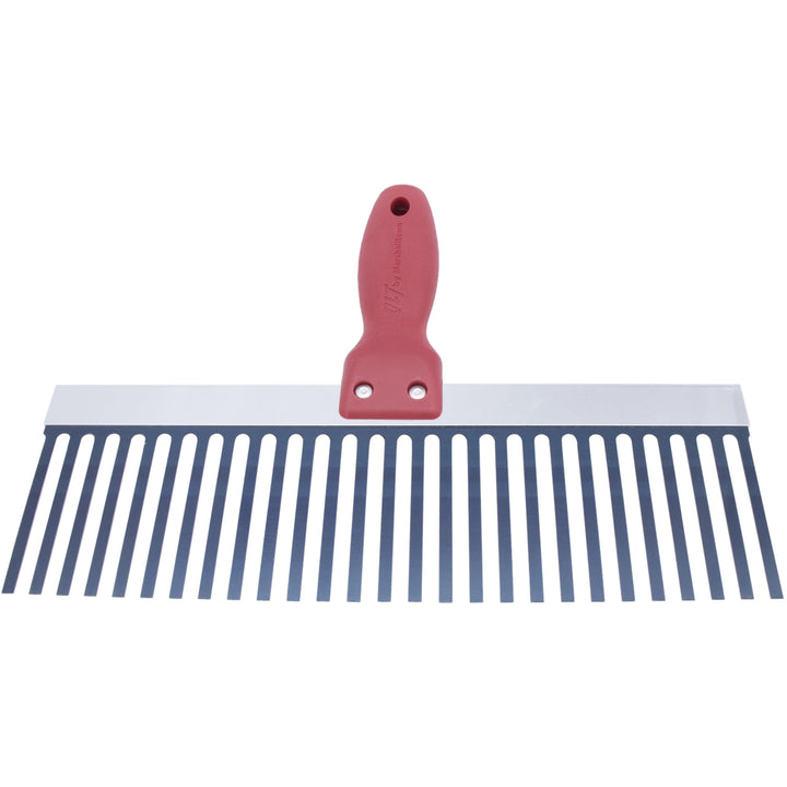 12"Blaustahl stuck-/Putzkamm