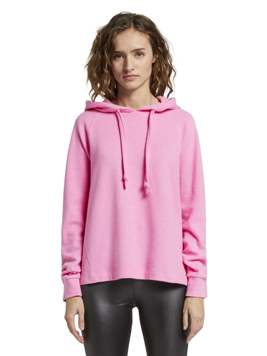 TOM TAILOR Denim Damen Gemütlicher Hoodie S 21347 - Wild Orchid Pink, S 21347 - Wild Orchid Pink