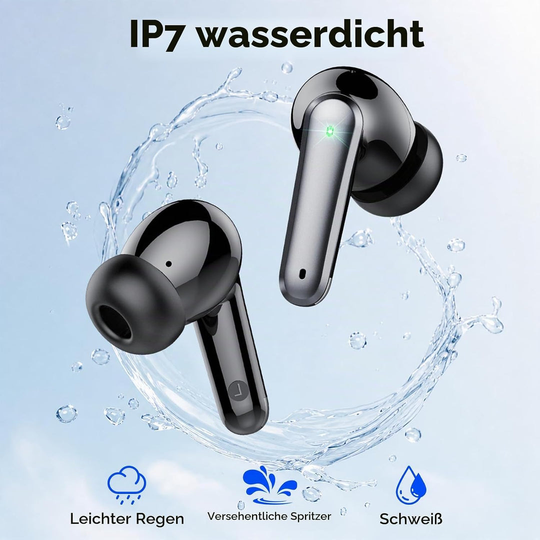 2026 Kopfhörer Kabellos Bluetooth 5.4, Bluetooth Kopfhörer Sport HiFi Stereo, In Ear Kopfhörer mit 4