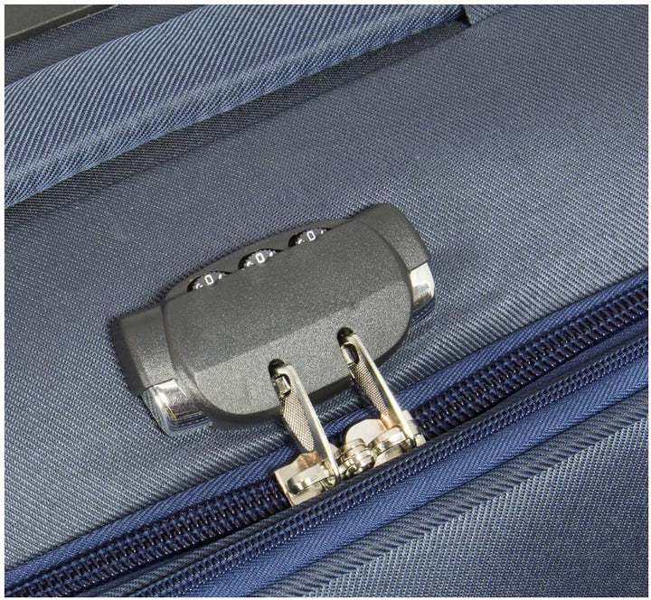 Warenhandel König Weichgepäck-Trolley »Maribor«, 4 Rollen, aufrecht rollbar Farbe Blau Gr. M
