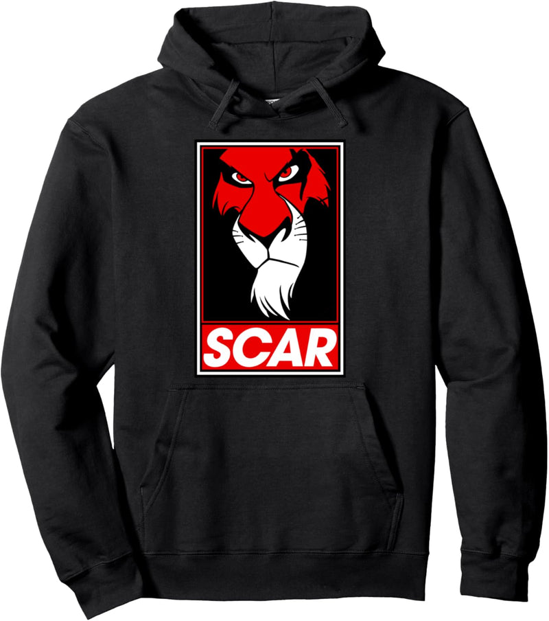 Disney The Lion King Scar Red Hue Poster Pullover Hoodie