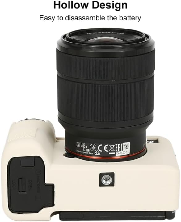 Kameratasche für Sony A7C II/Alpha 7C Mark II, Silikon-Gummi, Kameragehäuse, Schutzhülle für Sony A7