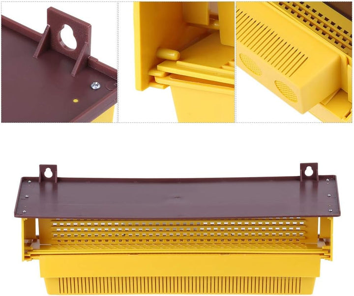 Abnehmbarer Pollensammler mit belüfteter Pollenschale Pollenfalle für die Bienenzucht