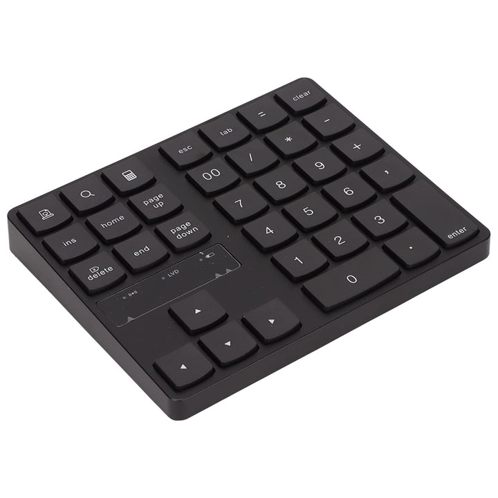Kabelloser Ziffernblock mit 35 Tasten, 2,4-G-USB-Nummernblock, Ergonomisches Design, Leise, Schnelle