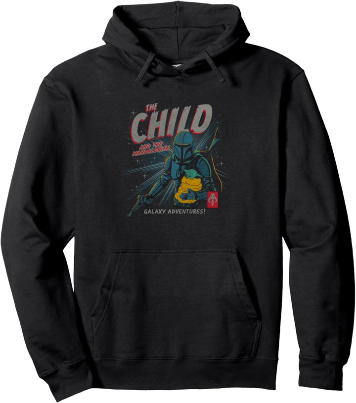 Star Wars The Mandalorian Galaxy Adventures Poster Pullover Hoodie