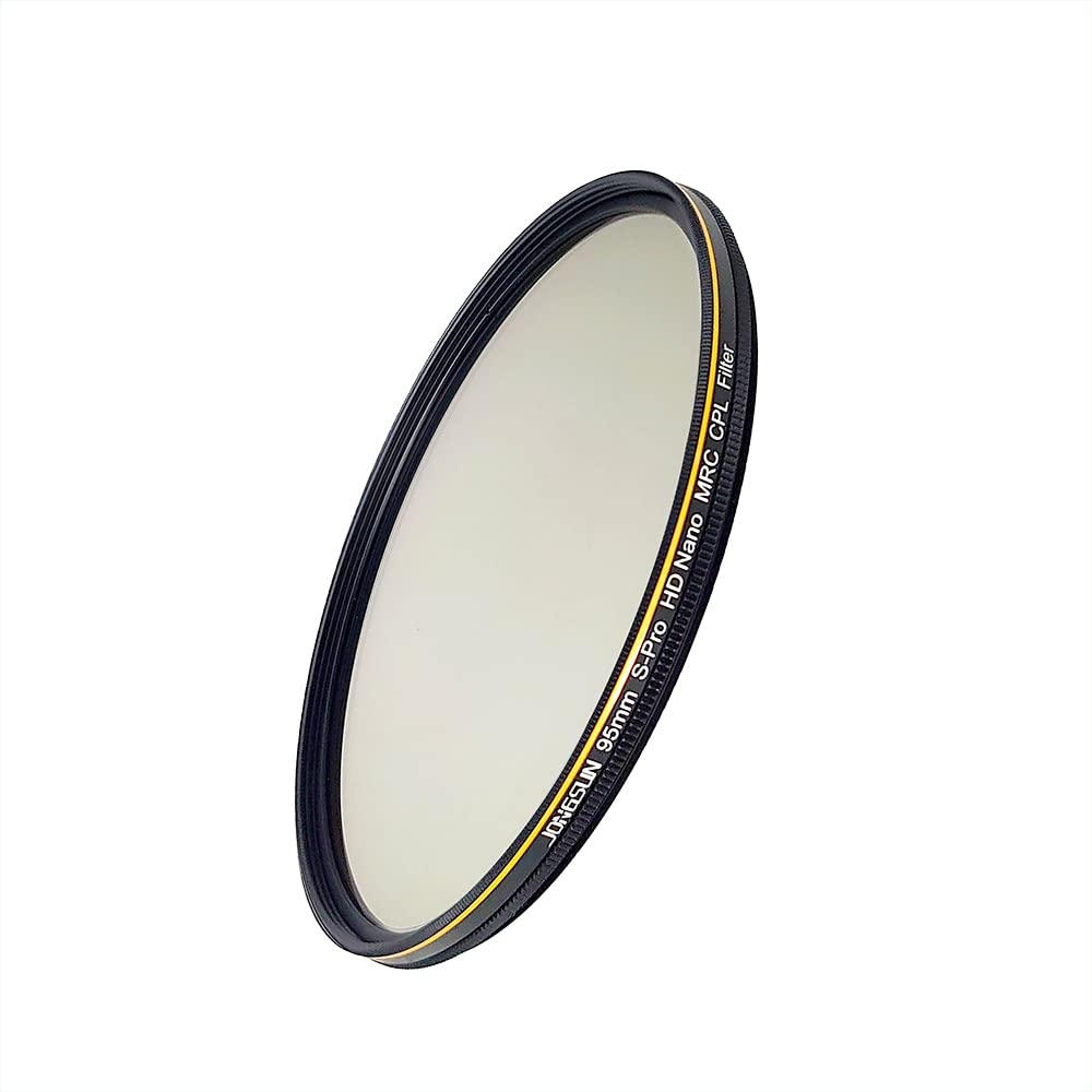 JONGSUN Polfilter 95mm, Zirkularer Polarisationsfilter, S-Pro HD Nano MRC17, Mehrlagenbeschichtung,