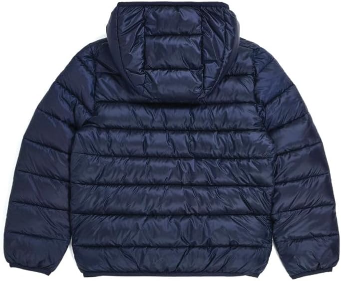 Champion Jungen Legacy Outdoor K-Light Wr Hooded Gepolsterte Jacke 7-8 Jahre Blu Marino, 7-8 Jahre B