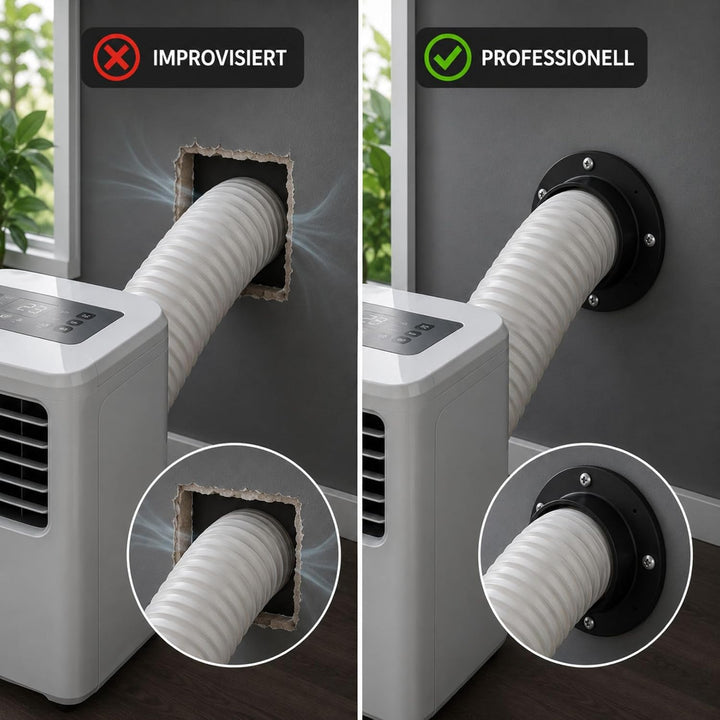 Weedness PVC Anschluss Flansch 400 mm für Lüftungsanlagen - Grow Anbau Lüfter Kupplung Indoor Belüft