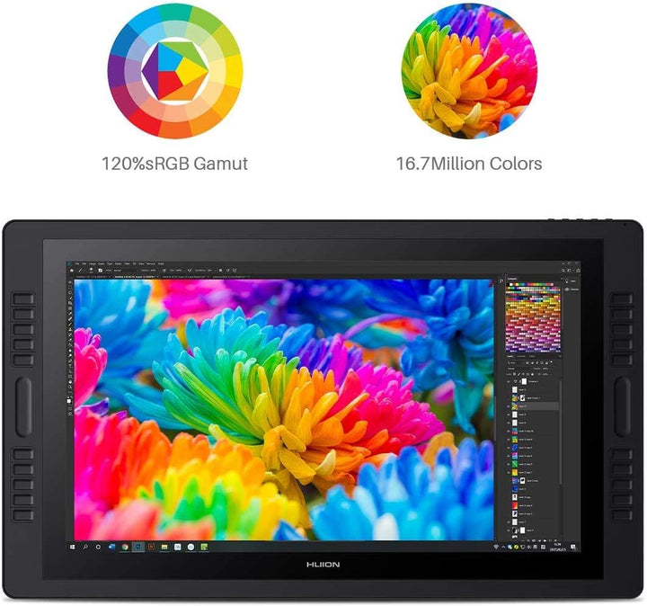 Tablet-GRAF, Bildschirm 13,3 Zoll (33,8 cm) Huion Kameras Pro 13