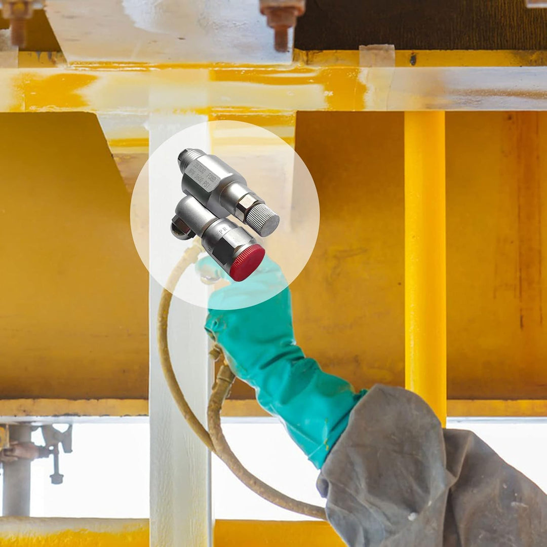 CleanShot Absperrventil mit Spitze, 287030 Airless Spray Adapter Gelenk für Airless Sprayer, Sprayer