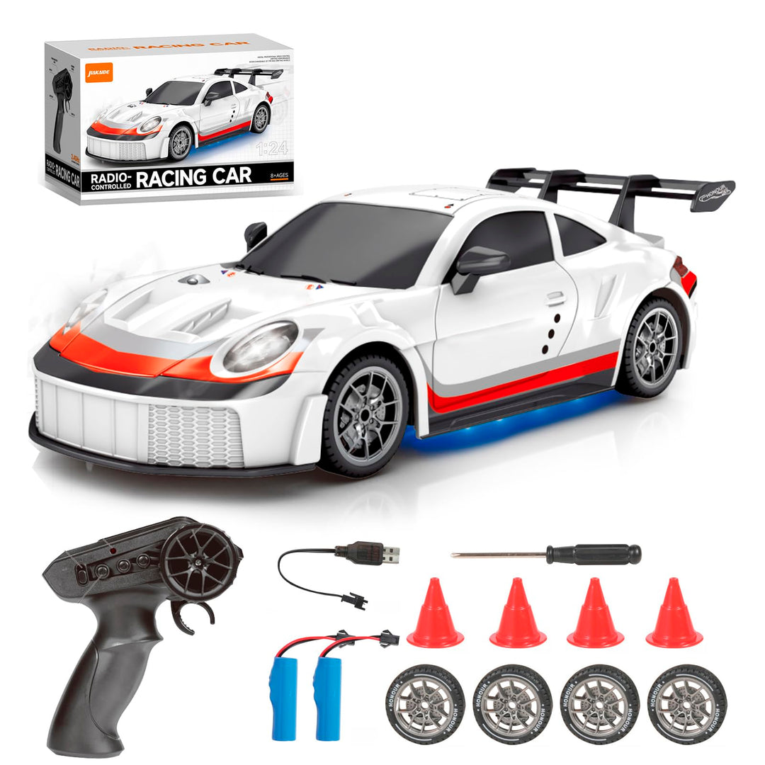 Ferngesteuertes Auto 1:24 Scale Drift Car 4WD 2.4GHz RC Drift Auto 20KM/H Hohe Geschwindigkeit Rennw