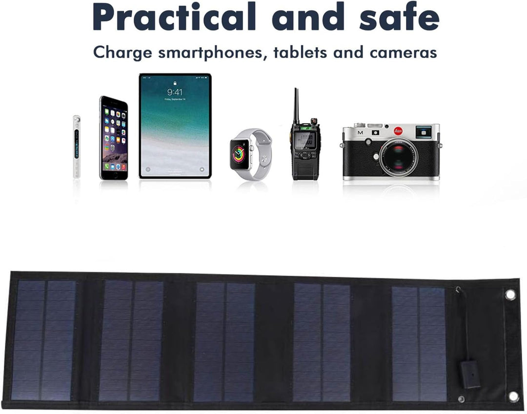 20W Faltbares Solarpanel Solar Ladegerät für Tragbares 5V USB Solar Panel Solarladegerät für Handy S