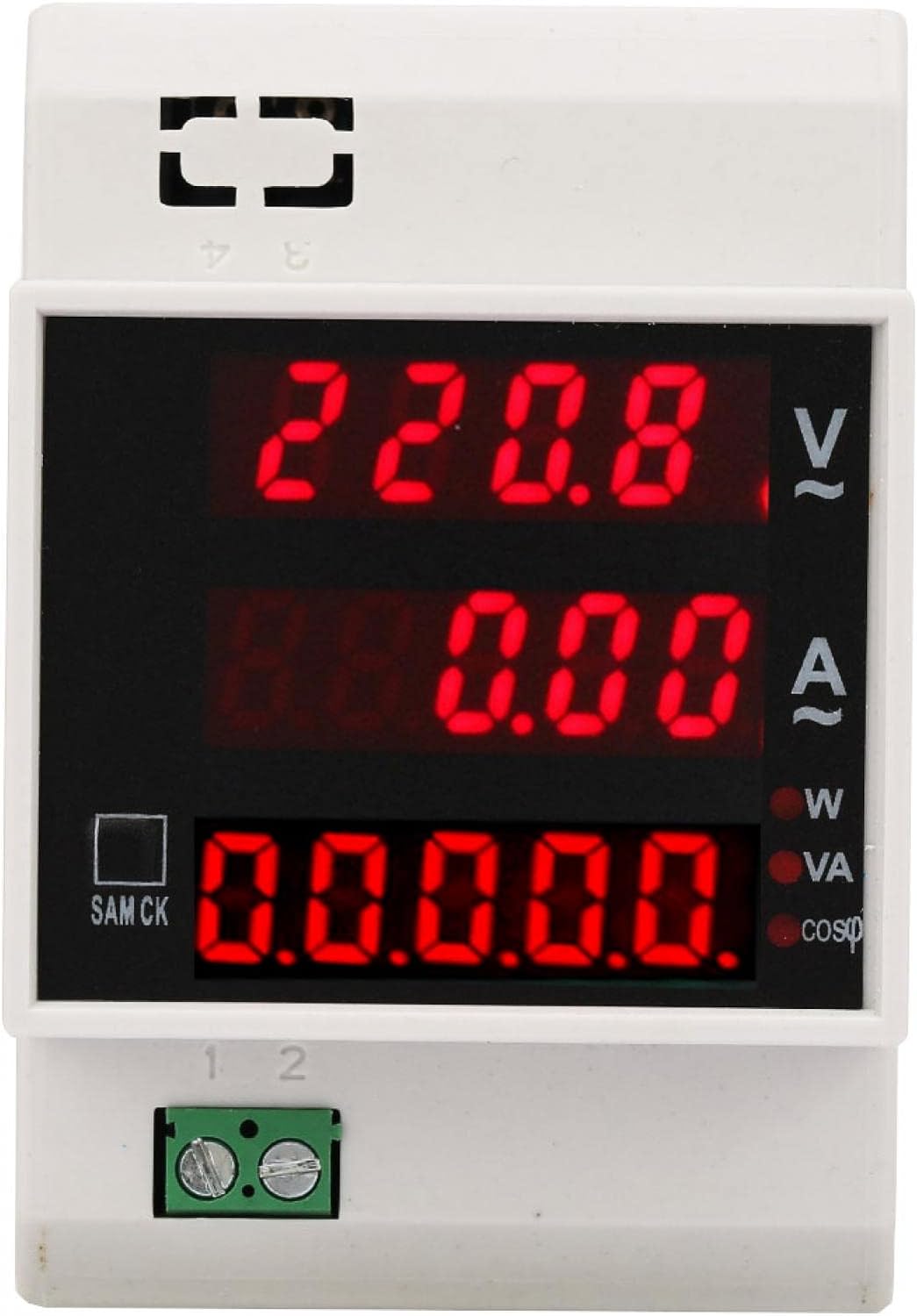 Power Factor Meter, stabile Leistung, multifunktionaler Leistungsmesser, zur Spannungsmessung(AC200-