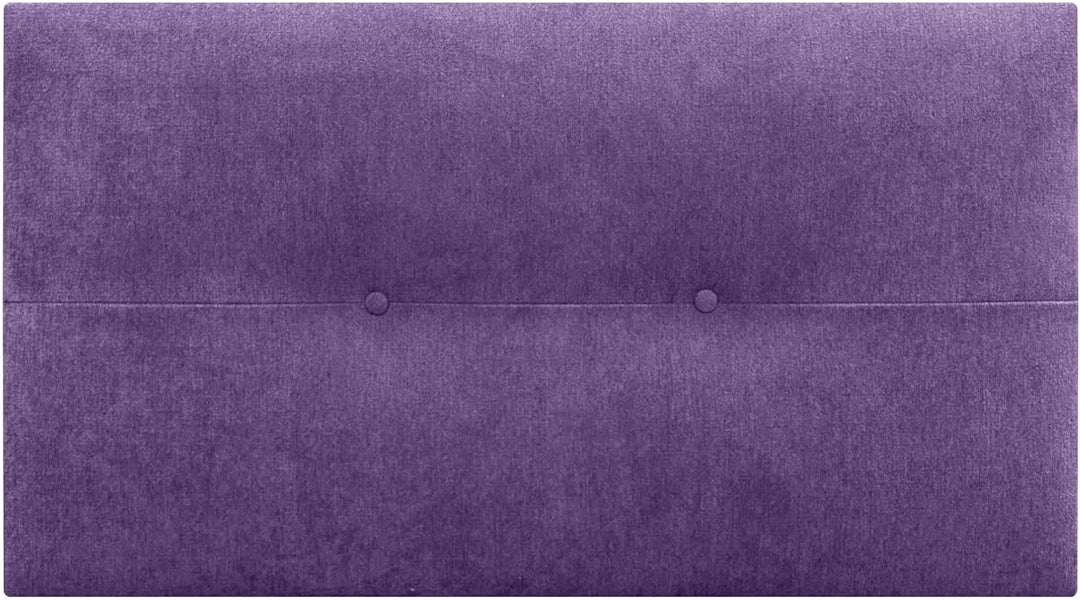DHOME Kopfteil aus Kunstleder oder Stoff AQUALINE Pro Kopfteil Polsterkopfteil Luxusbett (Stoff Lila
