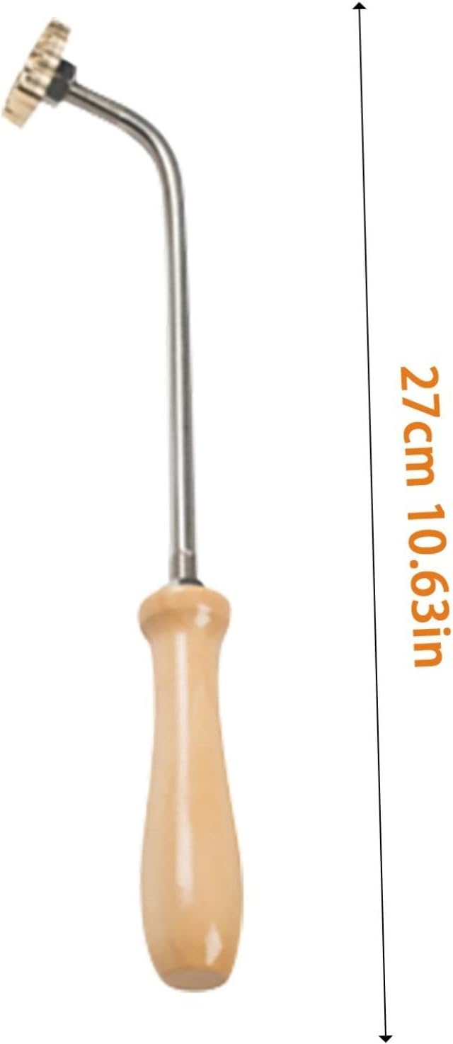 Grill-Burger-Markenstempel für Lebensmittel, Grill, Hitzestempel mit Messingkopf und Holzgriff für L