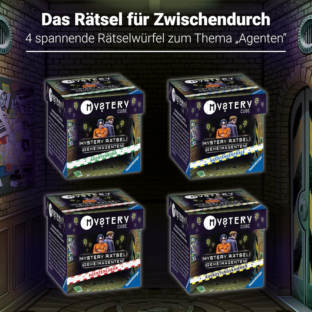 Ravensburger 20227 - Mystery Cube - Das Agentenlabor - Für Rätsel-Begeisterte ab 10 Jahren, White