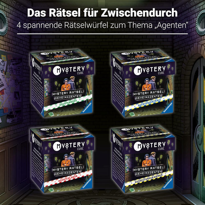 Ravensburger 20227 - Mystery Cube - Das Agentenlabor - Für Rätsel-Begeisterte ab 10 Jahren, White
